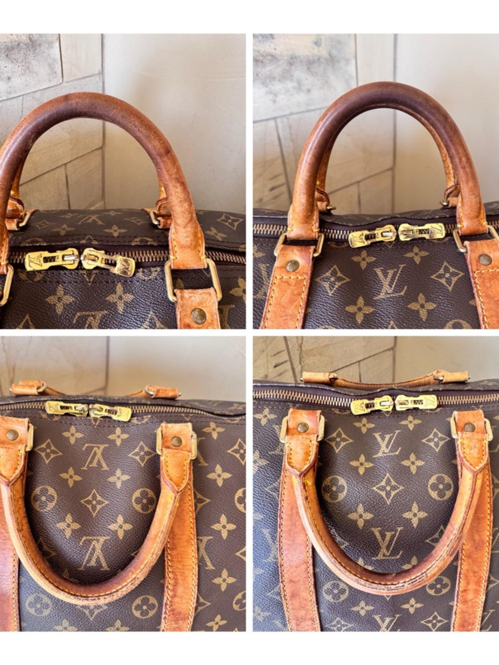 💛OVERSIZED💛LOUIS VUITTON KEEPALL 55 DUFFEL BAG - Picture 6 of 15